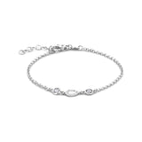 Shapes of Love Bracelet  White Gold 0.1ct  PS