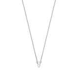 Shapes of Love Necklace WG 0.1ct PS