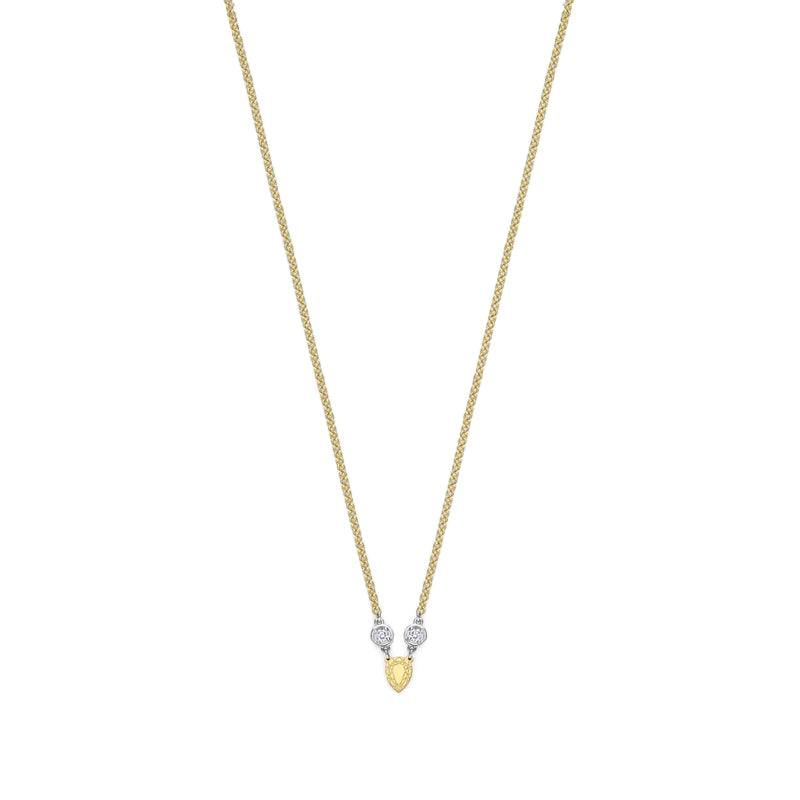 Shapes of Love Necklace YG 0.1ct PS