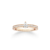 Triomphe - Ring - Rose Gold - Pear shaped Diamond